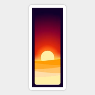 Outerworld Sunset Sticker